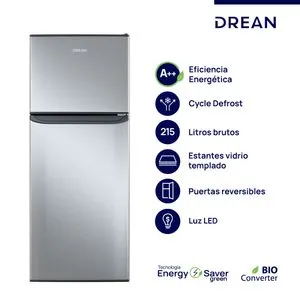 Heladera Drean 207Litros Rzd215varx0 Inox Cíclica