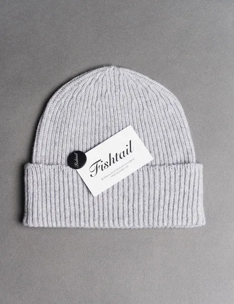 Fishtail Marina Beanie Grey