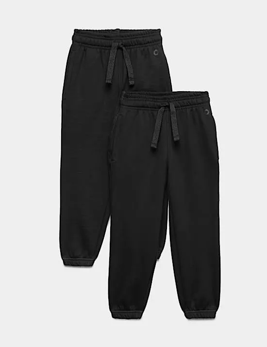 2er-Pack Unisex-Jogginghosen für die Schule (2–16 Jahre)