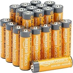 Amazon Basics 20-Pack AA Alkaline Batt…