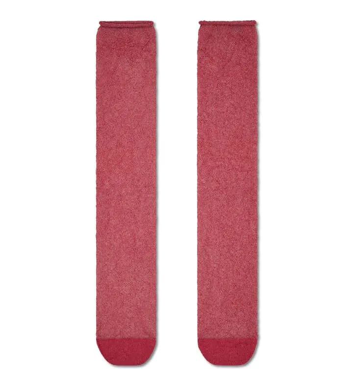 Crinkly Glitter Slouch Sock