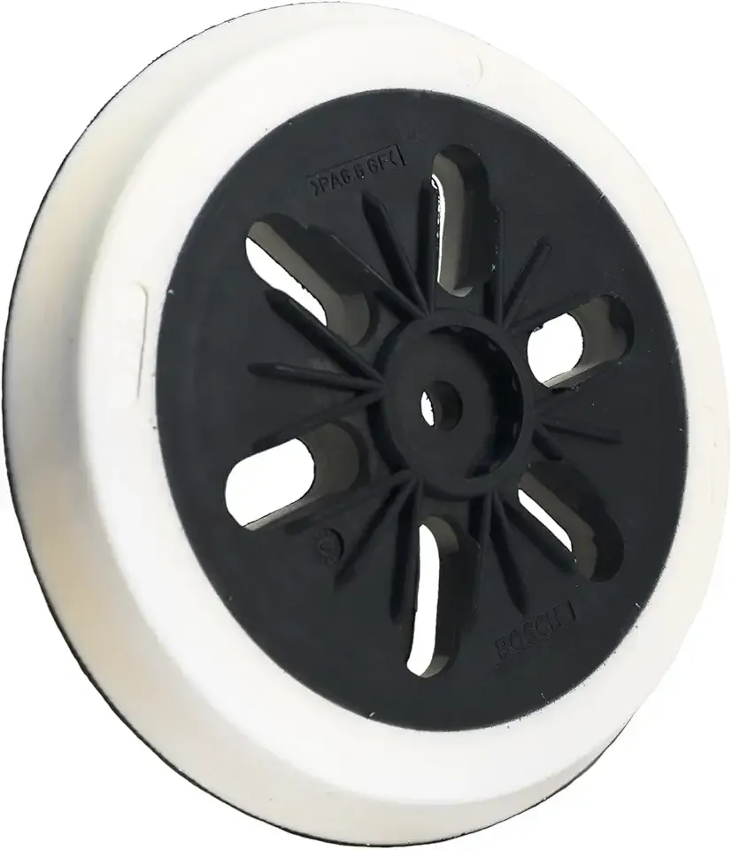 RS6046 6 in. Hard Hook-&-Loop Sander Backing Pad for Flat Sanding Without Gouging and Fast Removal