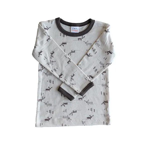 Rondane | Ull Trøye | Langermet | Beige Moose