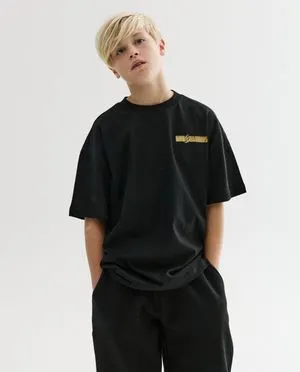 T-shirt met backprint, loose fit, unisex, 104-164