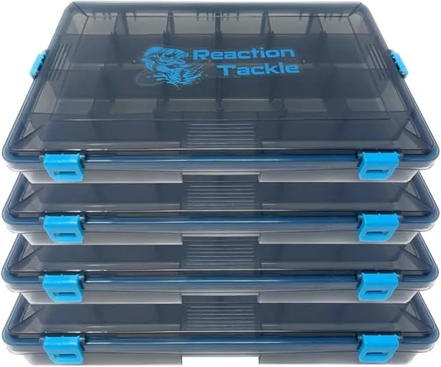 Reaction Tackle Ultimate Tackle Box Trays: Boxes to Organize and Store in Your Fishing Tackle Bag! For Anglers on The Go - 3600 Tackle Tray and 3…