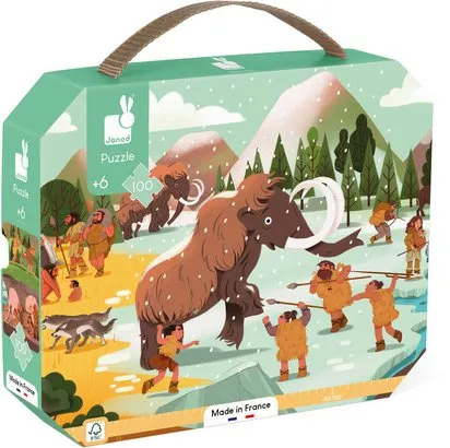 PUZZLE FRISE PREHISTOIRE 100 PIECES