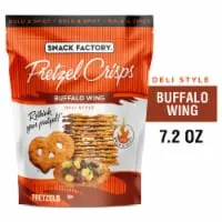 Snack Factory Buffalo Wing Pretzel Crisps 7.2 OZ Resealable Bag