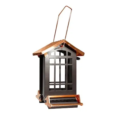 Metal Hanging Suet Bird feeder - 1.25-lb 1-cake Capacity