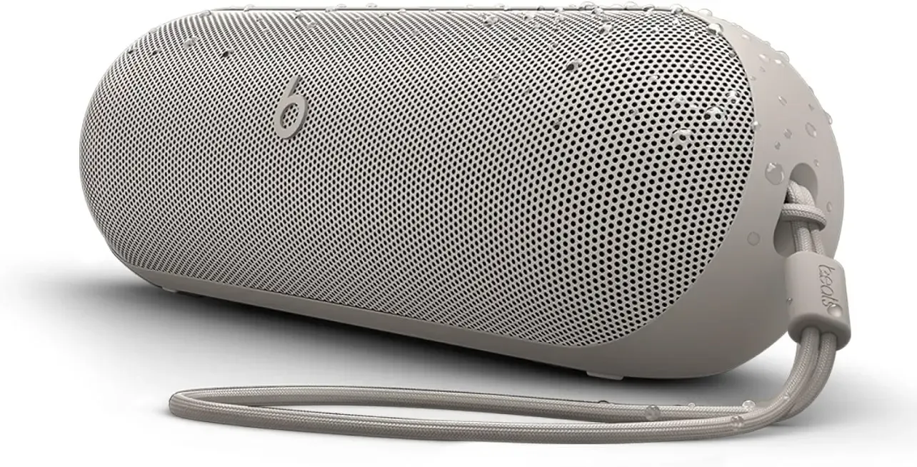 Pill x Kim Kardashian - Wireless Bluetooth Speaker and Portable Charger via USB-C - Up to 24 Hours Battery Life, IP67 Water Resistant, Apple & Android Compatible, Built-in Mic – Light Gray