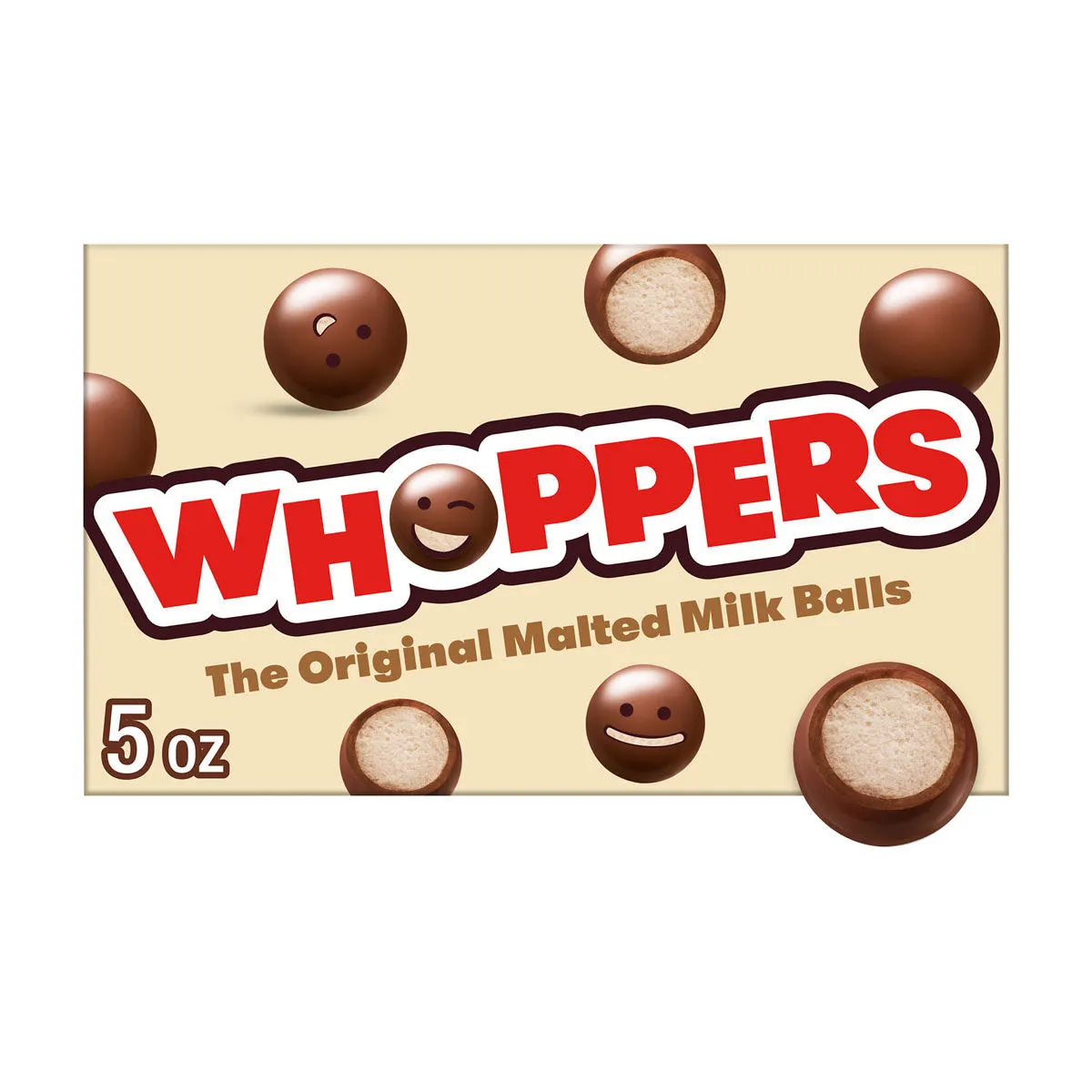 WHOPPERS Malted Milk Balls Candy Box, 5 oz