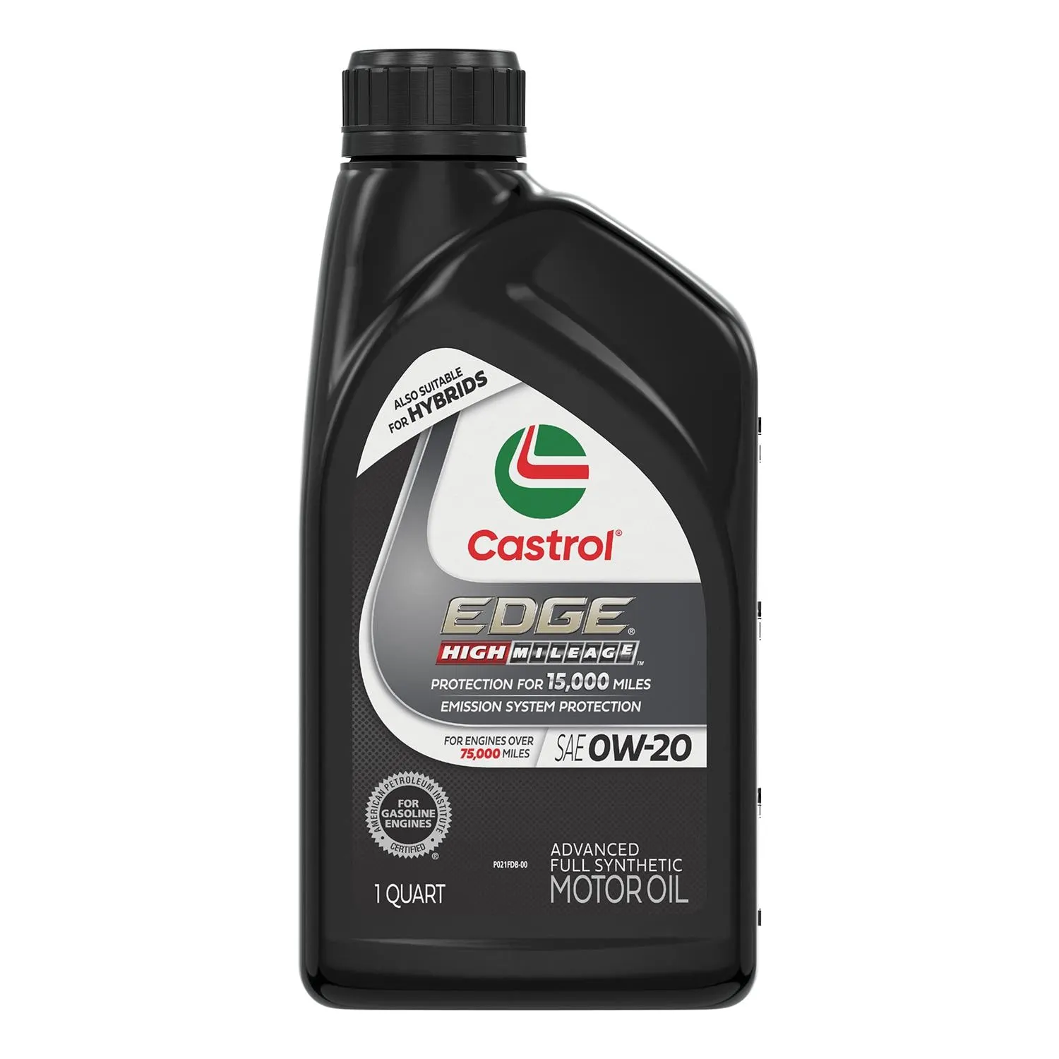 Castrol EDGE High Mileage Full Synthetic 0W-20 Motor Oil 1 Quart