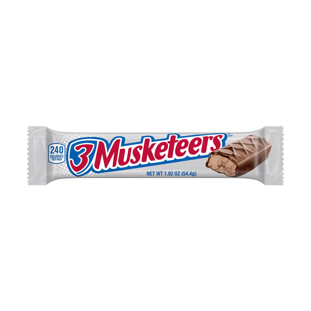 3 Musketeers Milk Chocolate Candy Bar, 1.92 oz