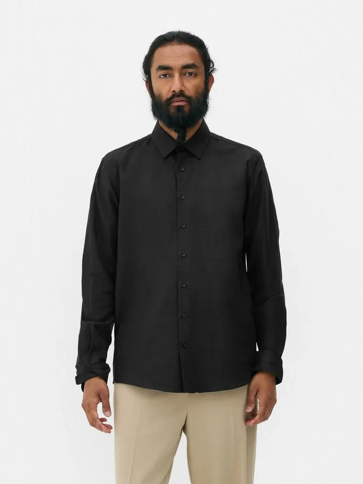 Chemise coupe regular texturée