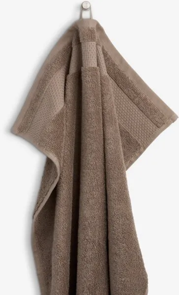 Handdoek NORA 50x100 donker zand