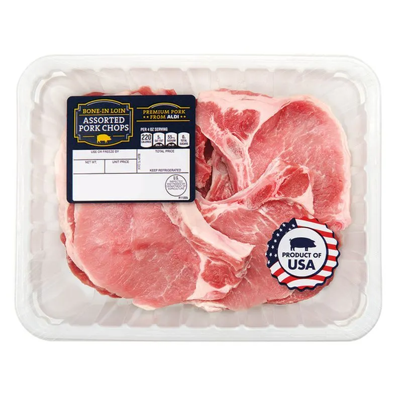 Premium Bone-In Assorted Pork Chops, per lb