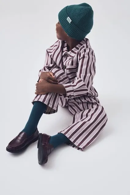Kids muts rib met label