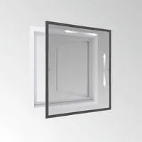 Rahmen Fenster Flexi Fit 100x120 Anthrazit