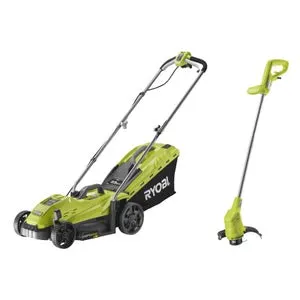 Tagliaerba elettrico velocità non regolabile (trainato a comando) RYOBI + tagliabordi 1300 W L 33 cm