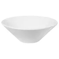 Bacha de apoyo para baño redonda blanca 42 cm