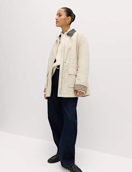 Gepolsterte Barn-Jacke aus reinem Barn Jacket