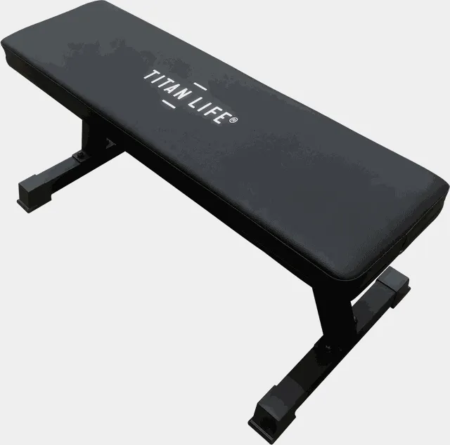 Flat Bench, treningsbenk - Svart