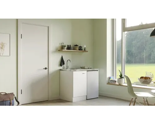 Minikuchyně se spotřebiči Flex Well 00012677 Wito 100 cm barva čela matně bílá barva korpusu bílá