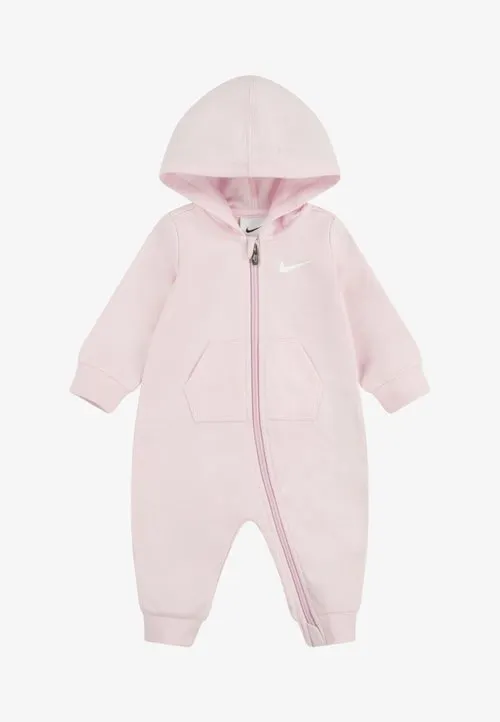 ESSENTIALS HOODED COVERALL - Jumpsuit - pink foam