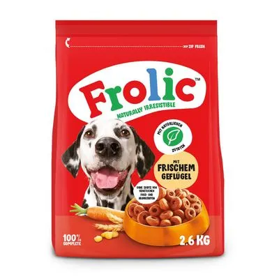 Frolic volaille, légumes, riz pour chien