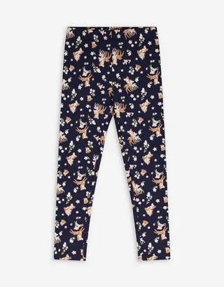 Leggings - Stampa allover - blu scuro