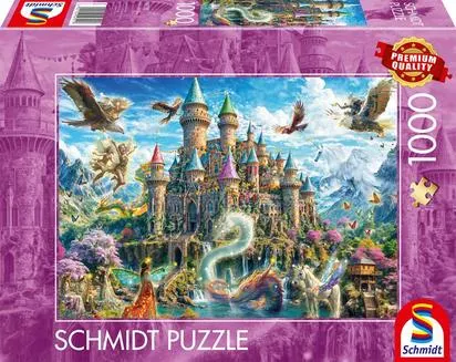 PUZZLE 1000 PIECES - CHATEAU MAGIQUE AU ROYAUME DES CONTES SCHMIDT SPIELE Ref : 41228930