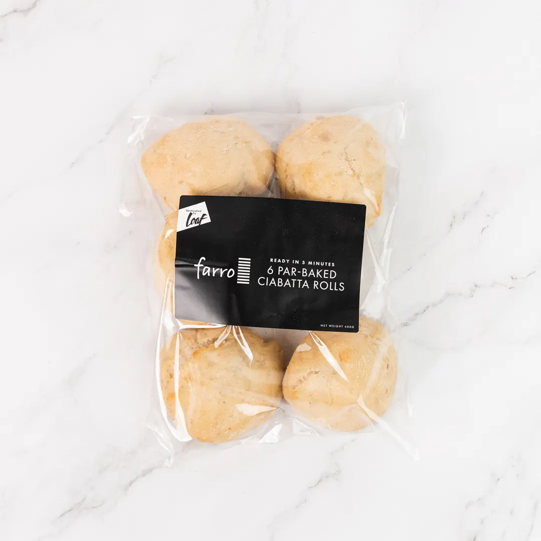 loaf par baked ciabatta rolls 6 pack