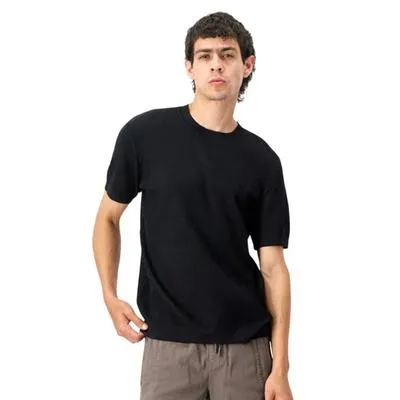 Playera Hummo Hombre Con Textura Cuello Redondo