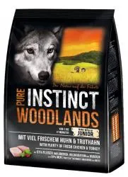 PURE INSTINCT WOODLANDS JUNIOR mit Huhn, Truthahn 1 kg