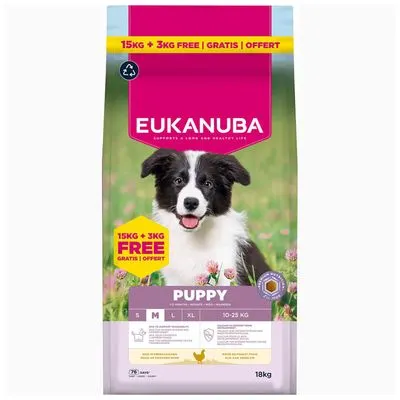 Eukanuba Premium Nutrition Puppy Medium Breed poulet
