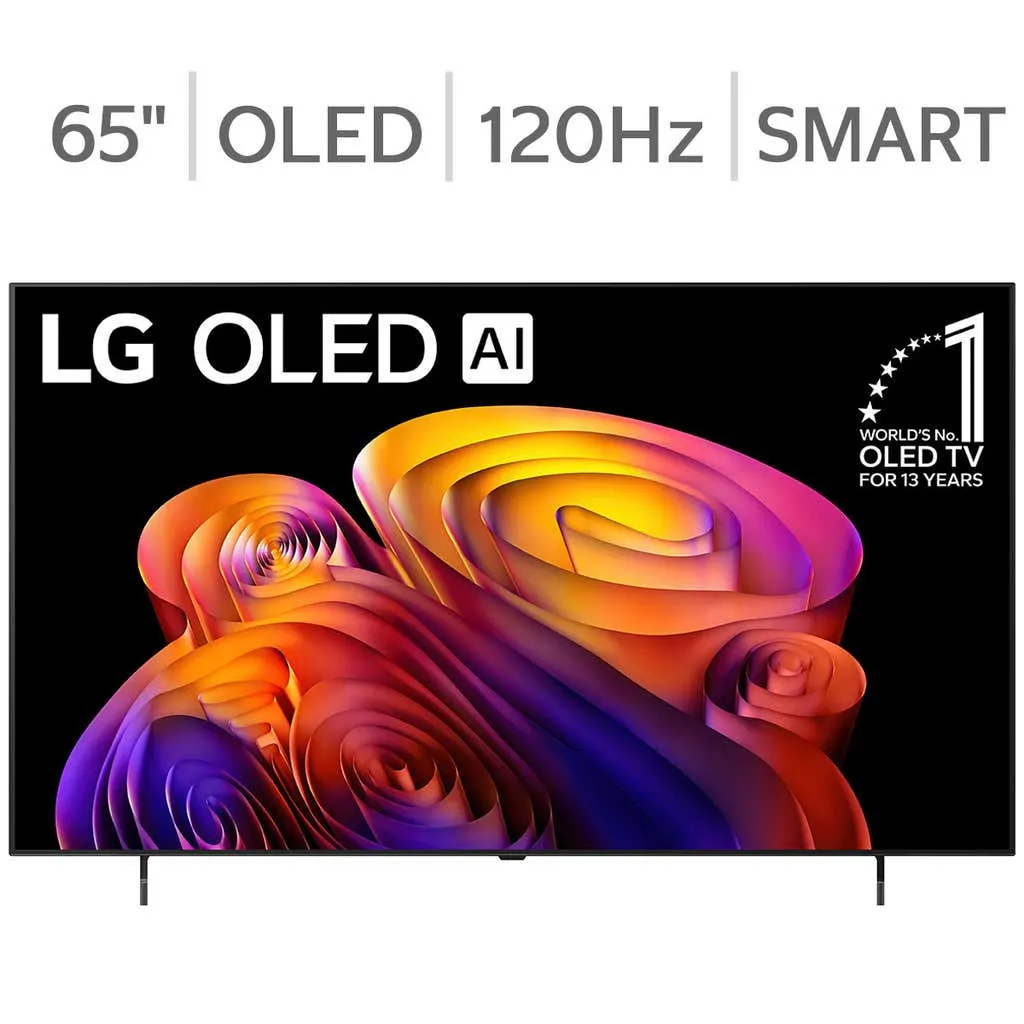 LG 65" Class - OLED AI B6E Series - 4K Smart TV - Allstate 3-Year Protection Plan Bundle Included For 5 Years of Total Coverage*