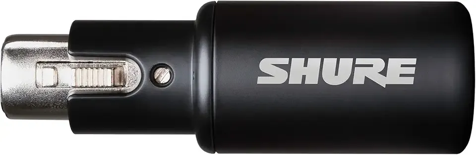 Shure MVX2U Gen 2 XLR-to-USB-C Digital Audio Interface, Apple MFi Certified, Portable Setup for Audio Processing, Noise-Free Recording Between XLR and USB-C Devices
