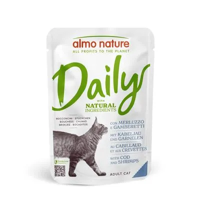 Lot Almo Nature Daily 48 x 70 g pour chat