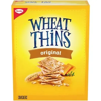 WHEAT THINS Original Crackers, Baked with the goodness of wheat