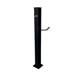 Fontana a colonna Smart Quadro in acciaio antracite H 100 x L 8 x P 8 cm