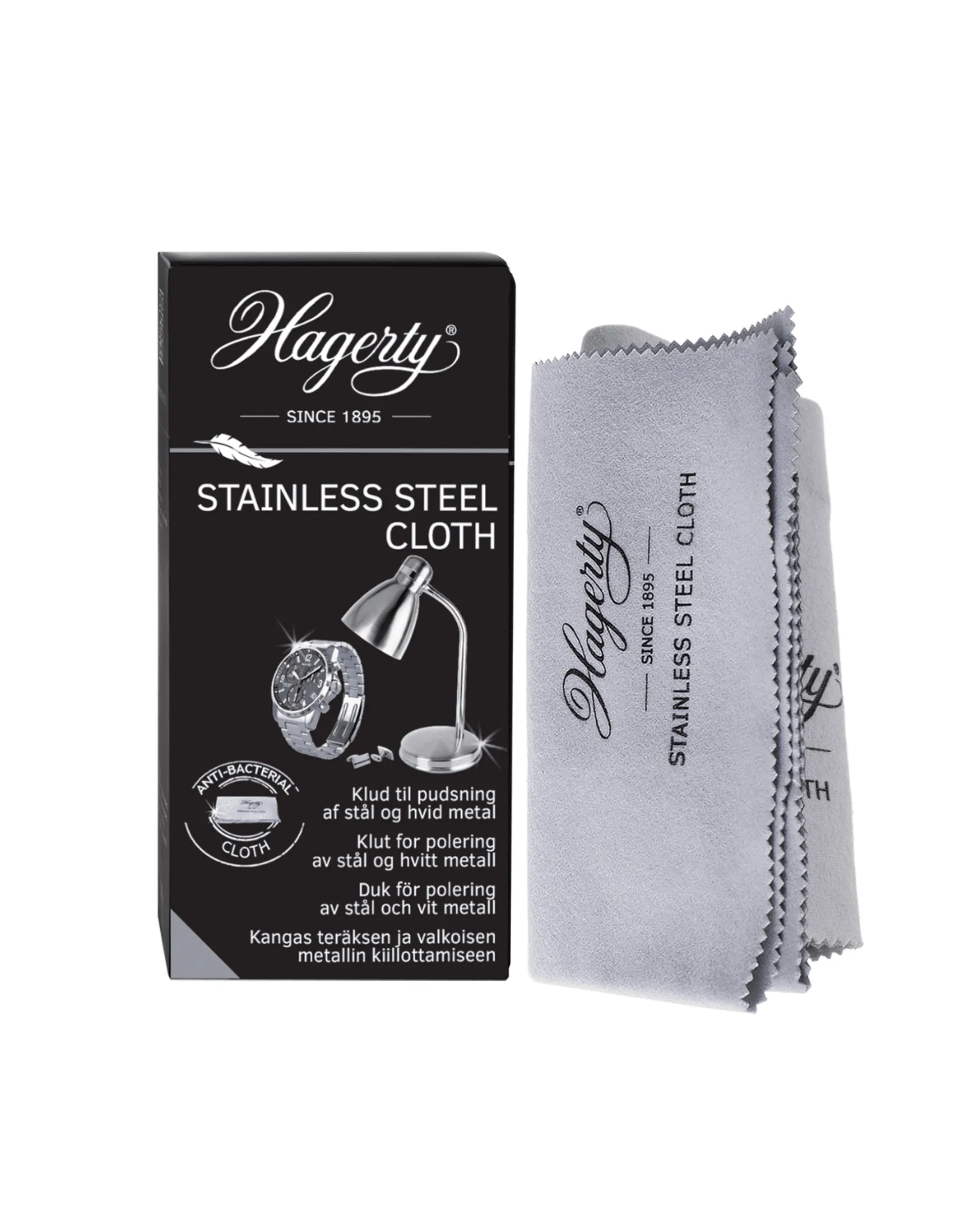 Stainless steel cloth, pusseklut til rustfritt stål (12)
