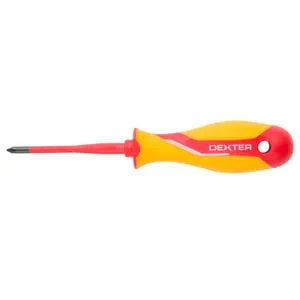 Cacciavite da elettricista PH1 DEXTER lama 5x80 mm L 220 mm