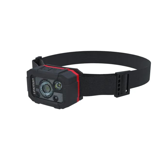 Torcia frontale ricaricabile LEXMAN 6 mod 3 W LED 500 Lm