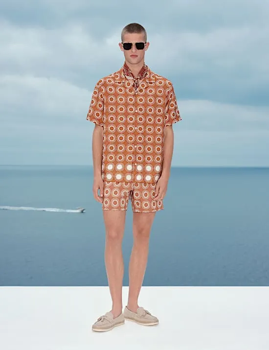 Printed Short Sleeve Shirt