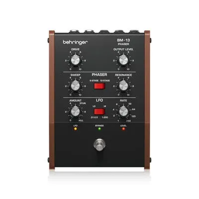 BEHRINGER BM-13-PHASER VINTAGE PHASER PEDAL WITH MODULAR STYLE I/O OPTIONS