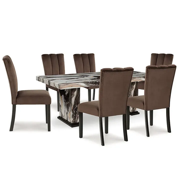 Jeshina Dining Table with 6 Chairs