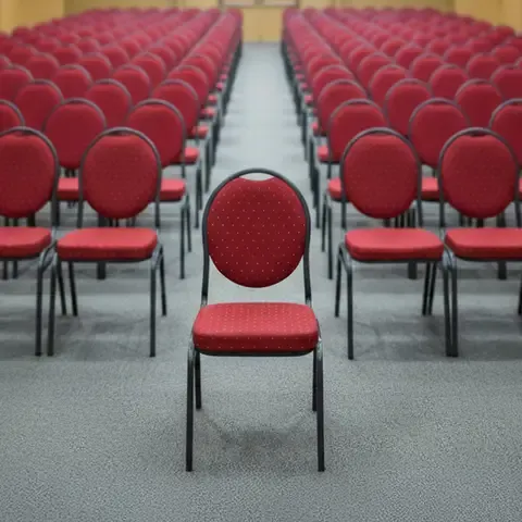 Silla Salon Evento Burdeo 90x48x57 cm