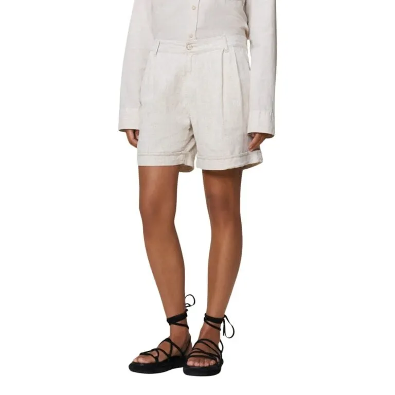 Saya Shorts - Ecru Rinse