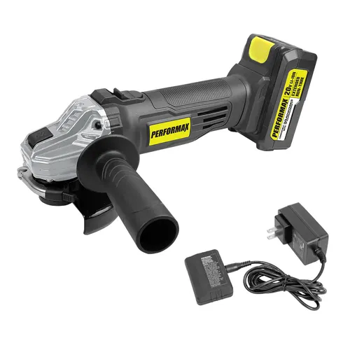 Performax® 20-Volt Cordless 4-1/2" Slide Switch Angle Grinder Kit