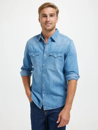 Levi's Barstow Western Shirt In Esta Noche