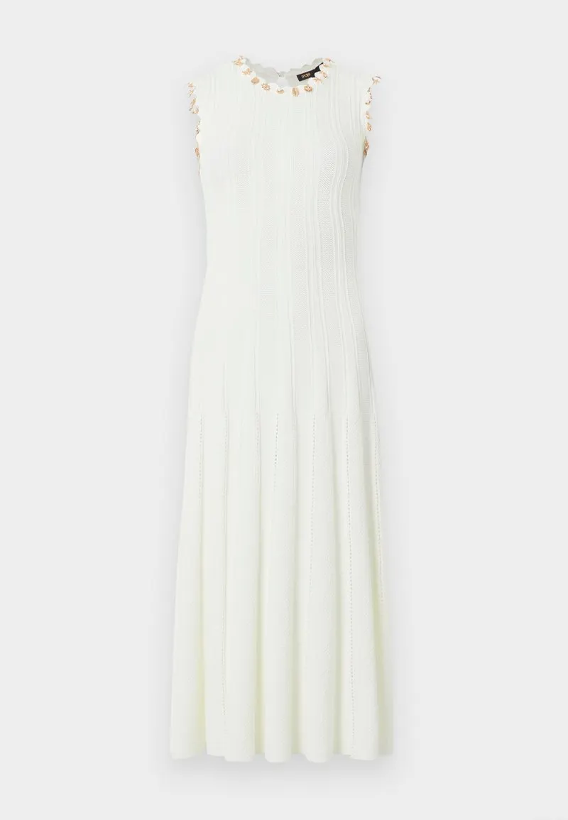 Strikket kjole - white